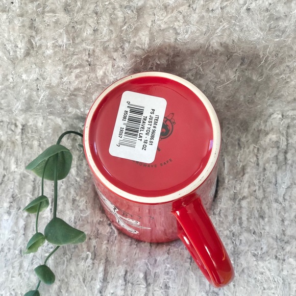 New with tags PEANUTS “ps just for you” Mug w/Lid - Picture 4 of 4